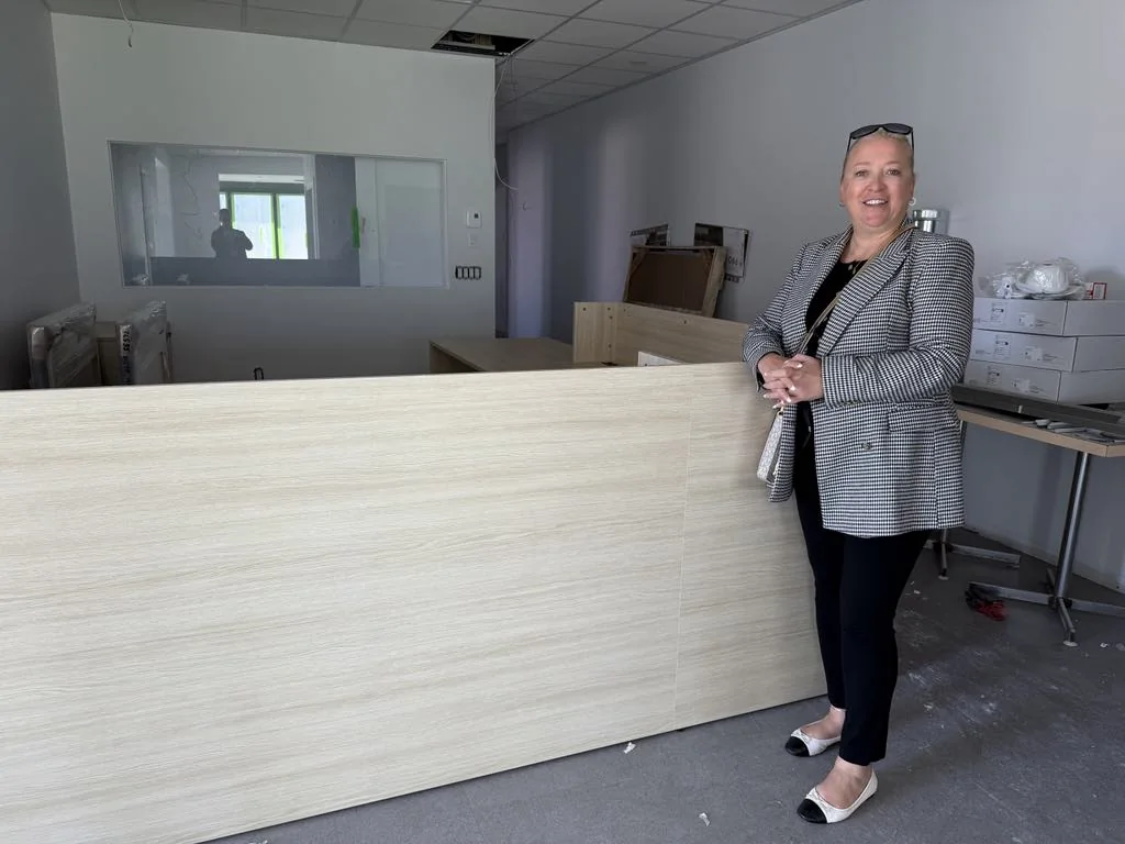 Construction de la clinique de Valleyfield (2025) : visite du chantier