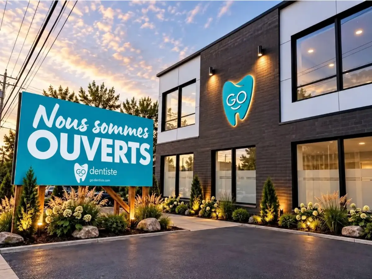 La clinique dentaire Go Dentiste de Vaudreuil-Dorion, 275, boulevard Harwood, est maintenant ouverte